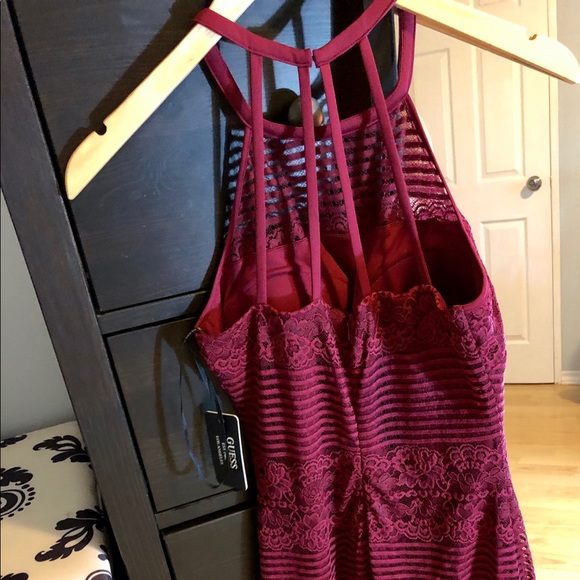 Red lace Guess dress, (with tags still on), size 2 - Picture 1 of 4